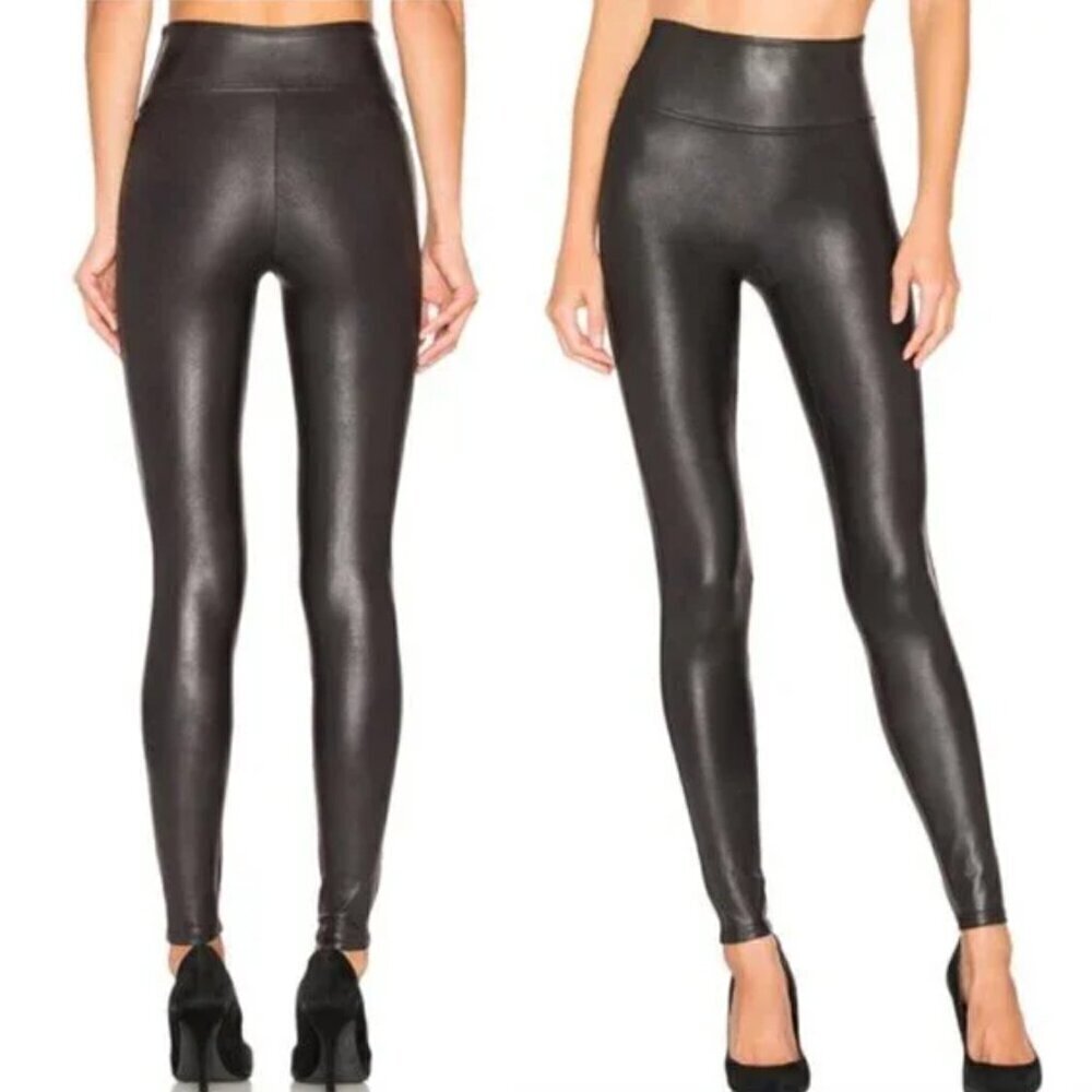 SPANX x REVOLVE Faux‎ Leather High Waisted Leggings